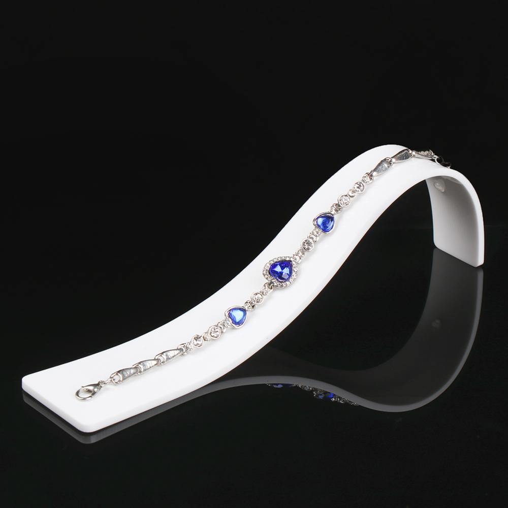 Show Case Desktop Storage Exhibitor Watch Display Bracelet Holder Jewellry Stand Necklace Organizer