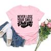 Summer Women's Short Sleeve T-shirt Pattern Print Fashion Casual Round Neck Comfortable Women's Short Sleeve T-shirt