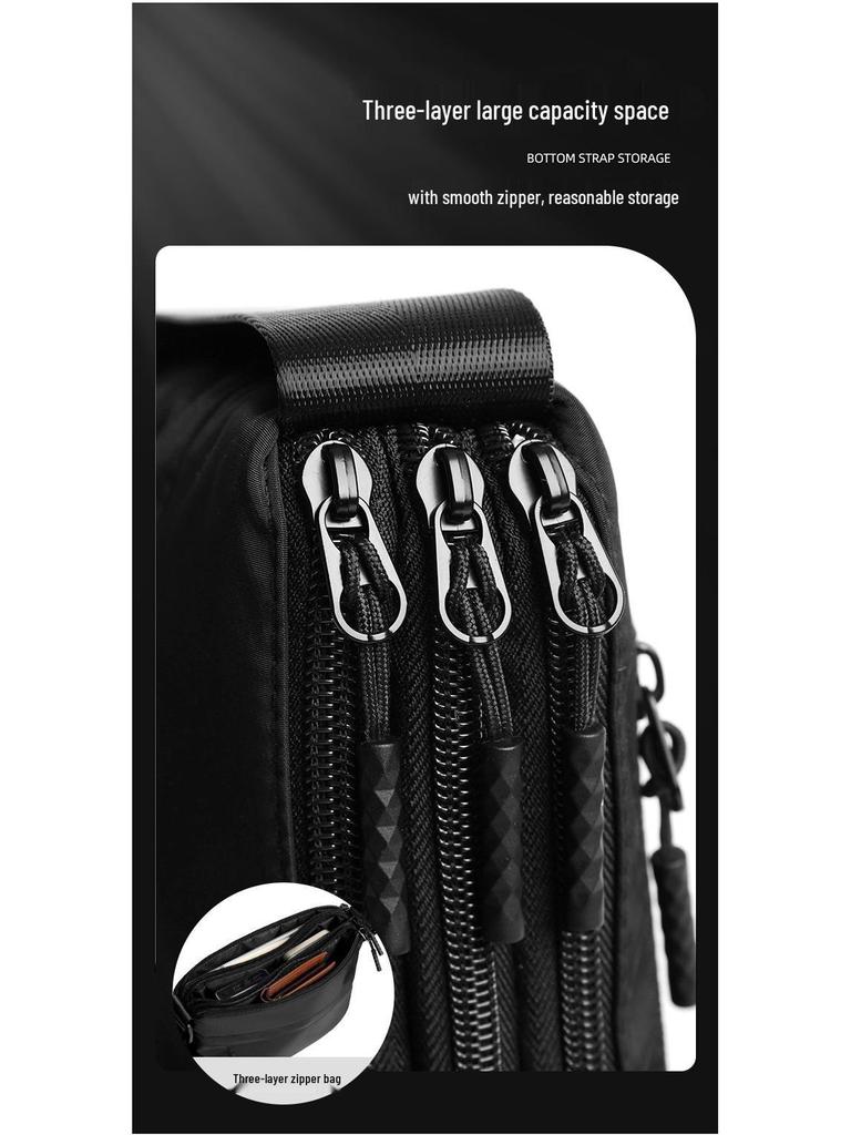 Трендовая мужская сумка через плечо: Спортивный и дорожный рюкзак большой вместимости