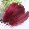 50Pcs Color Full Soft Big Floating Feather Goose Feather Diy Color Feather Headdress Craft Decorative Material