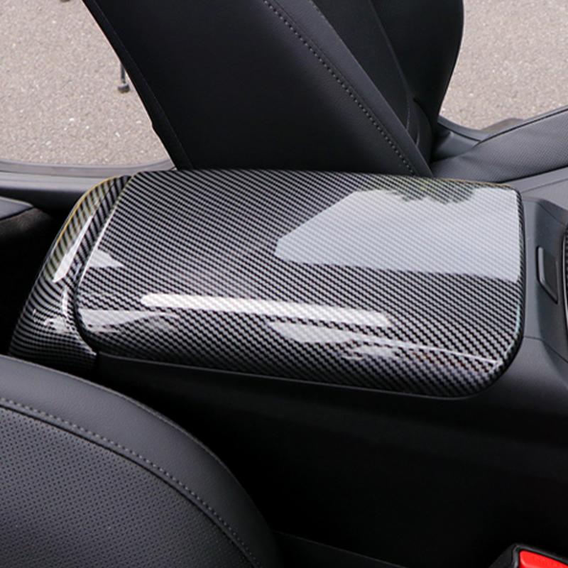 Для Hyundai Tucson NX4 2022 2023 ABS углеродное волокно автомобильный центральный подлокотник чехол отделка наклейки украшения