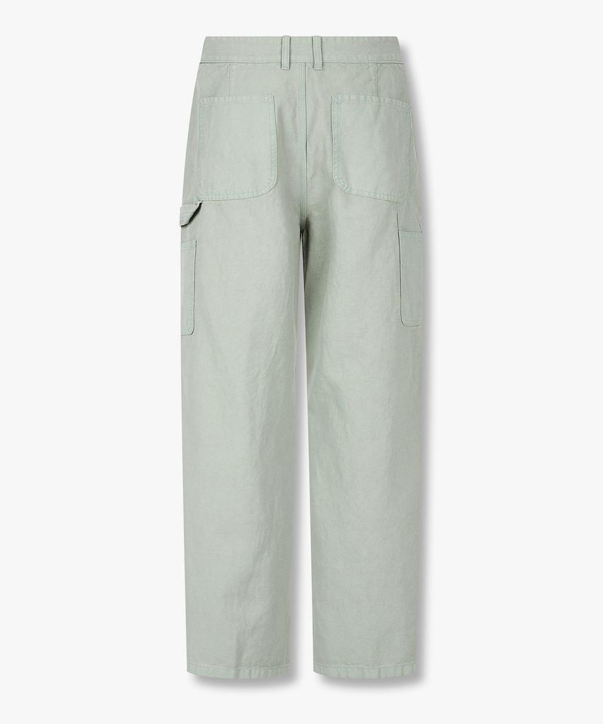 MAN ON THE BOON Linen Cotton Carpenter Pants_Mint 4716104016