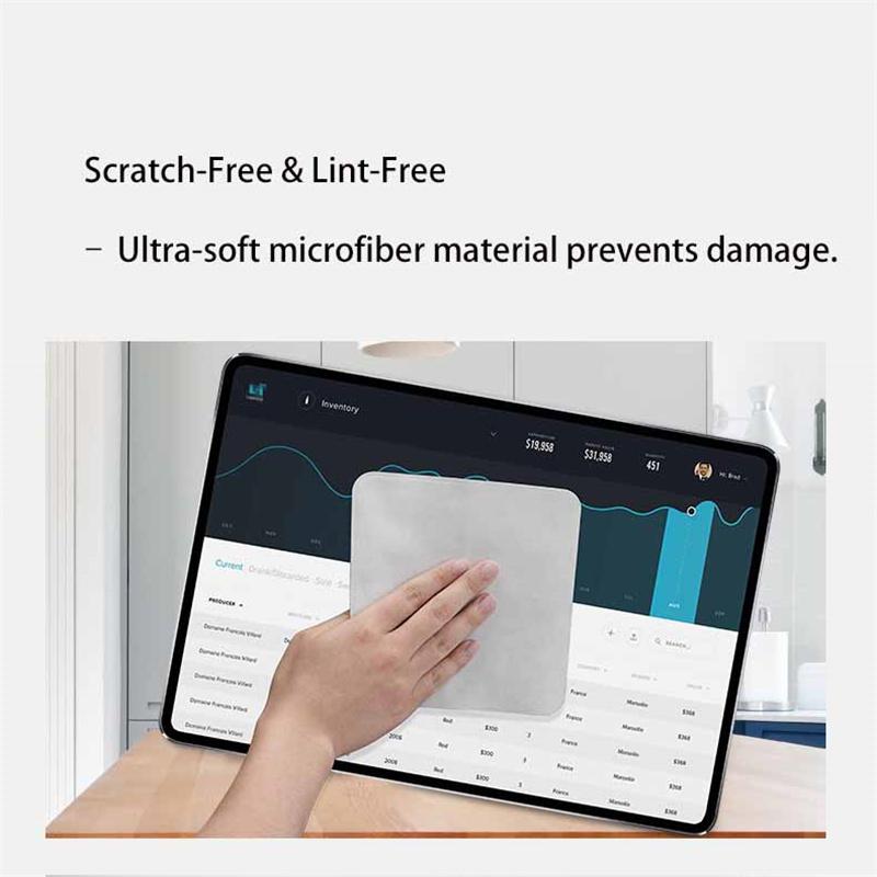 16*16см Универсальный инструмент для чистки экрана телефона, часов, планшета, монитора и дисплея, микрофибровое полотенце от царапин, многоразовая полировочная ткань