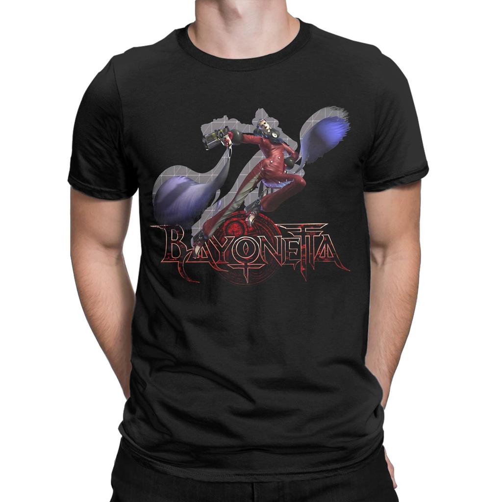 Мерч Bayonetta Унисекс Футболки 100% Хлопок Новое Поступление Топы Футболка