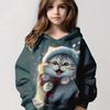 Children's Clothing Hoodies Children Top Long Sleeve Casual 3d Animals Print Fashion Girls Summer Autumn Clothes Girl Clothing