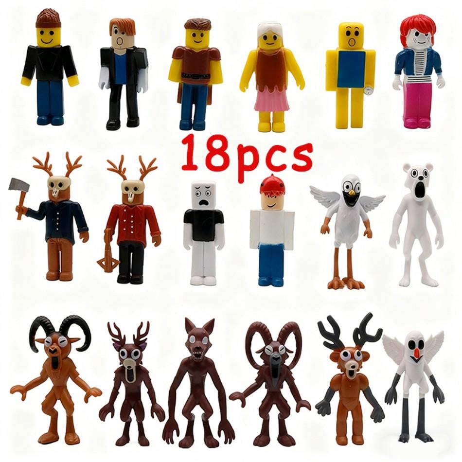 6-18 шт. 99 Ночей в Лесу Фигурка Действия Олень Сова Коза Фигурка Настольное Украшение Модель Орнаменты Подарки на день рождения для фанатов