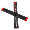 4 in 1 Drilling Position Ruler 35cm Length Multi Angle Measuring Tool  Drawer Door Installation