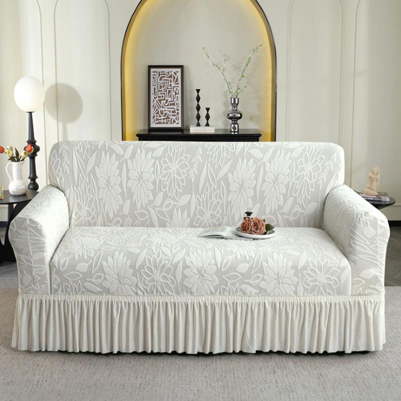 Эластичный чехол для дивана, нескользящая юбка, чехол для дивана, пылезащитный, противообрастающий, подходит для спальни, офиса, гостиной, домашнего декора