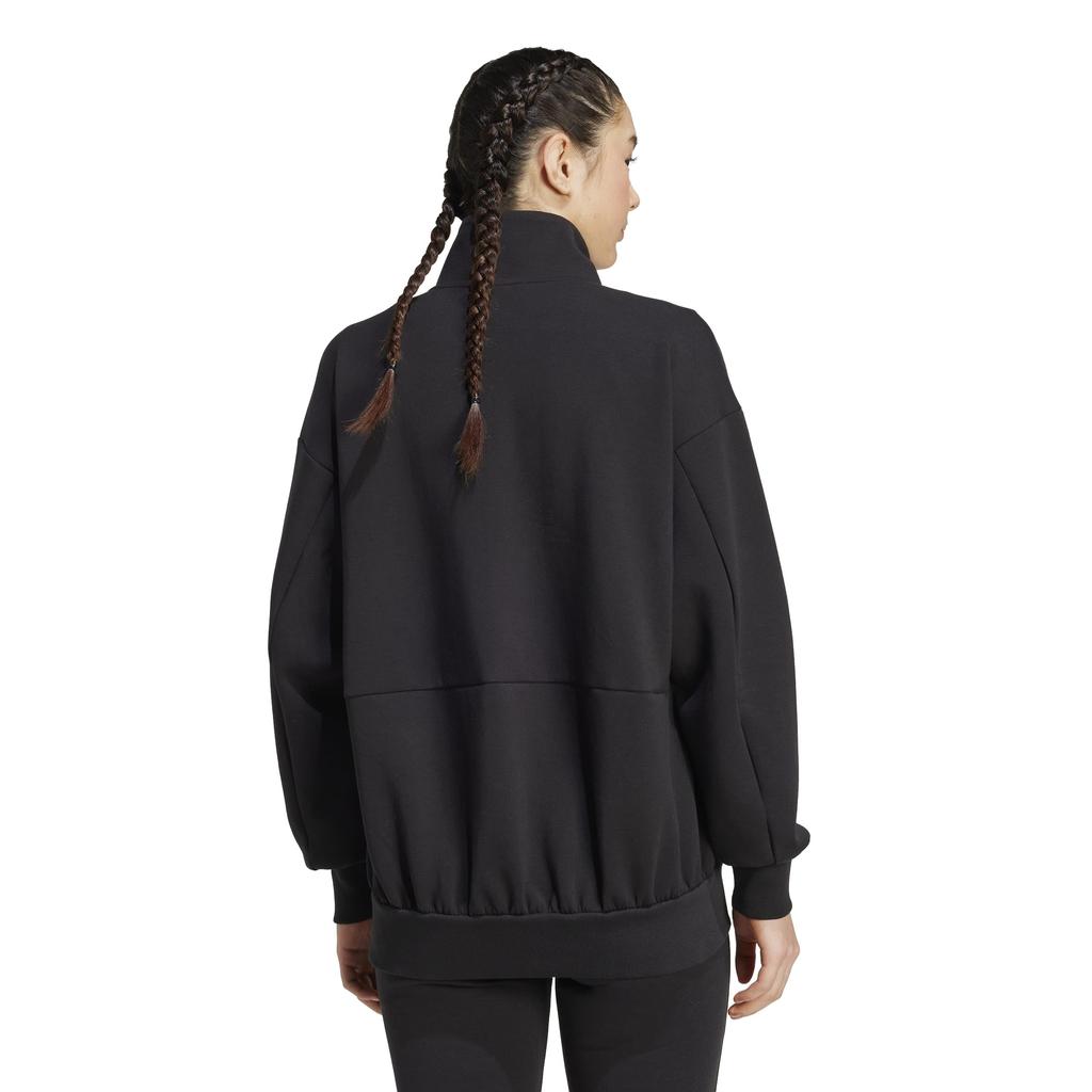 Женская толстовка Adidas ASZN SOFTLUX FZ, KLI09 Черная (JM1658) Размер M