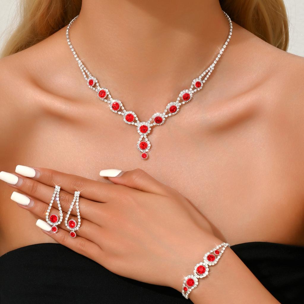 Women's Fashion Sunflower Design Jewelry Set with Light Luxury Style and Elegant First Accessories for Women