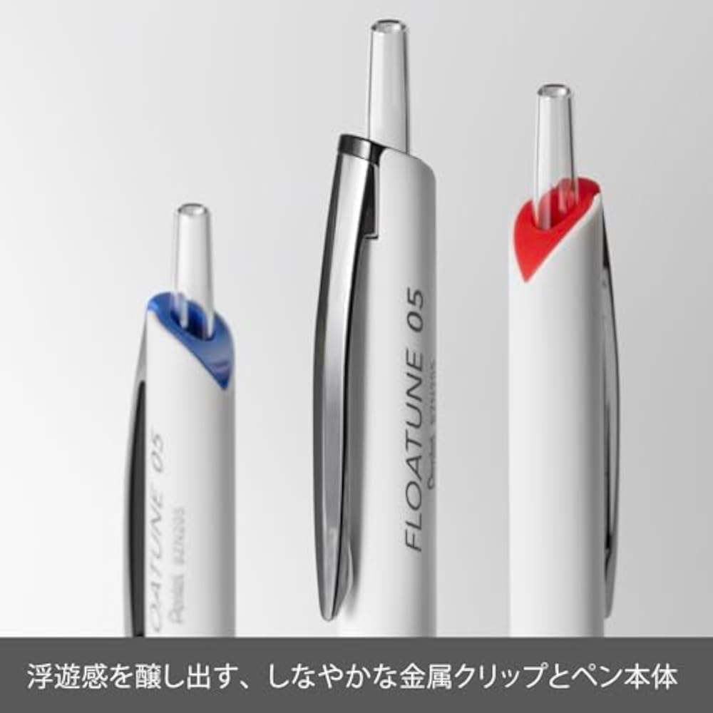 Pentel BZN205-3AMZ Масляная шариковая ручка Набор Flow Tune, Черный, Красный, Синий, 0,5 мм