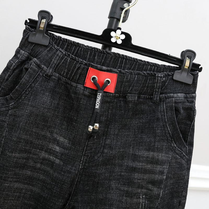 Элегантные джинсы-стрейч Commuter Plus Size, женские эластичные брюки-харлан с высокой талией, брюки-джинсы с карманами-морковками и комфортной талией