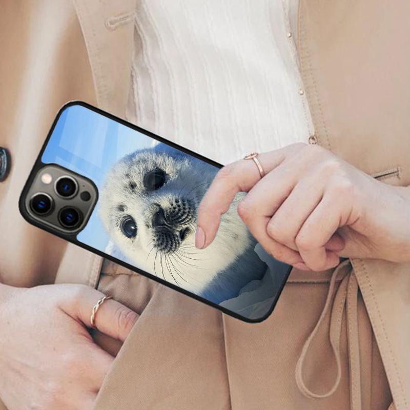 Chill Seal - Милые Животные Магнитный Чехол для Телефона ДЛЯ APPLE iPhone 17 Air 16 14 13 12 Pro Max 15 Plus Беспроводная Зарядка MagSafe Обложка