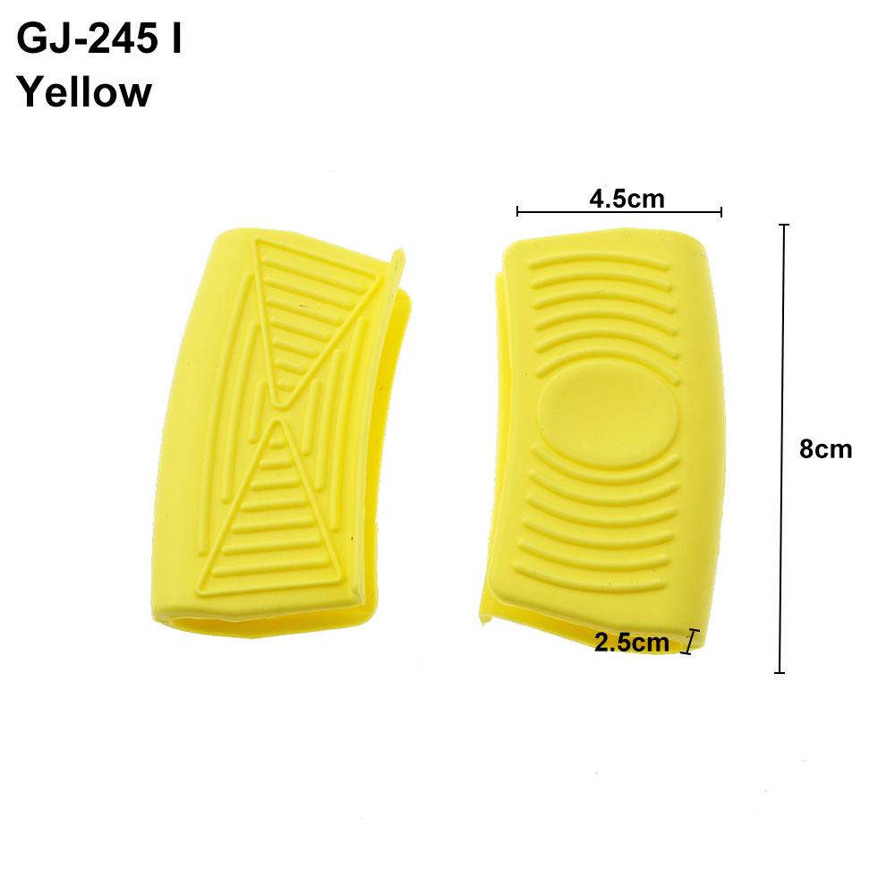 For Better Life 1 Pairs Grip Soft Silicone Pot Holder Sleeve Glove Pan Handle Cover Heat-Resistant Non-Slip Insulation Tools