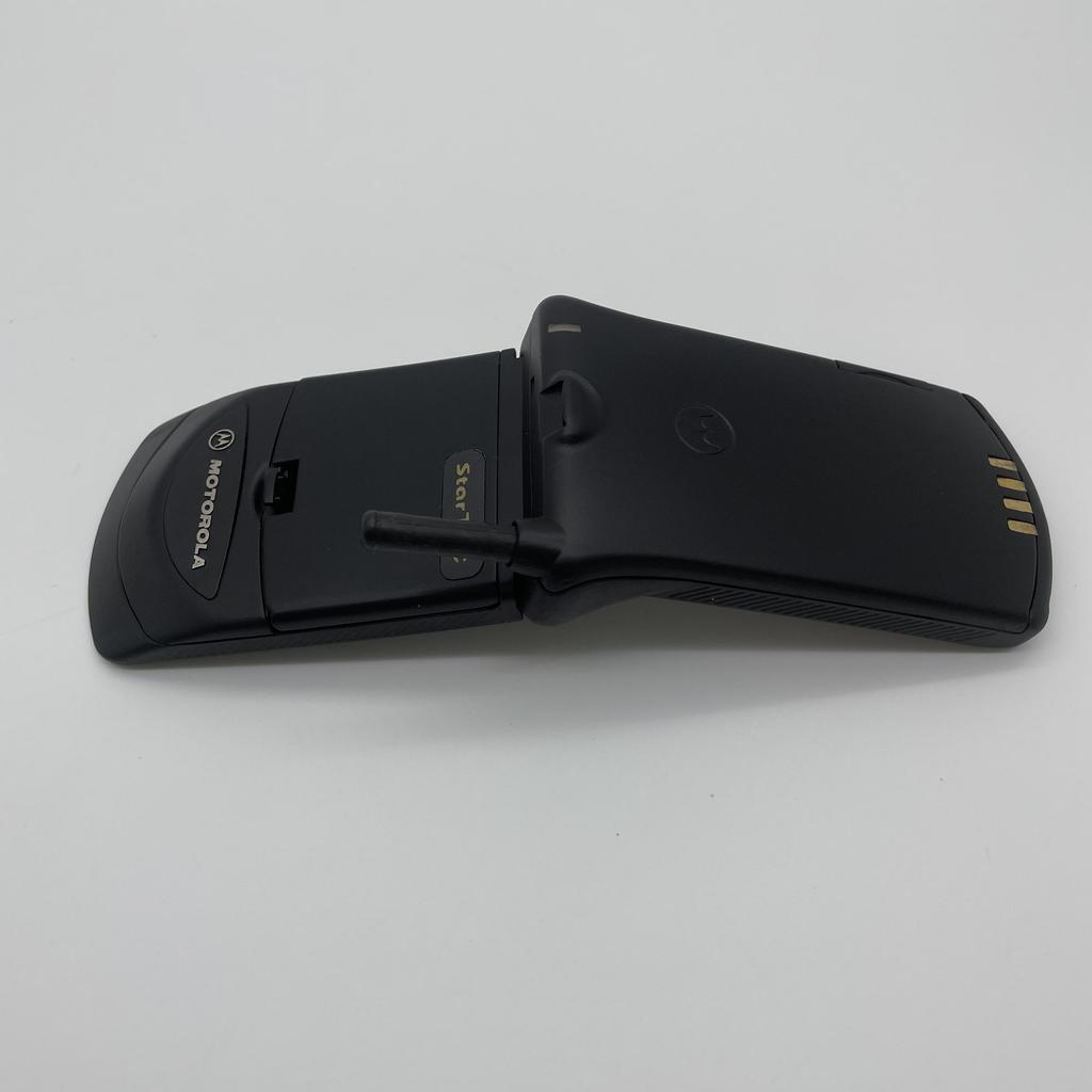 Восстановленный оригинальный мобильный телефон Motorola StarTAC Rainbow 500mAh. Поддерживает только английский язык, с 1 SIM-картой.