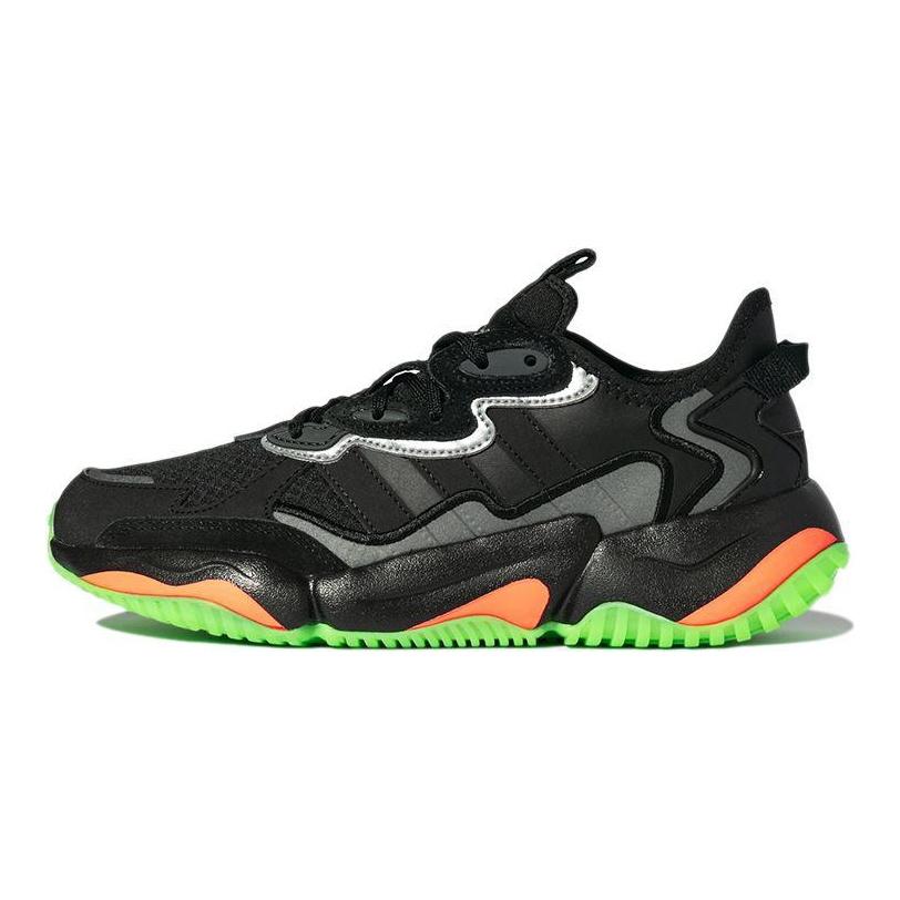 adidas Neo Nitrocharge Тканевые Спортивные Туфли с Круглым Носком на Шнуровке Прочные Низкие Повседневные Кроссовки Мужские Черные GY5057