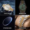 BestWin Brand Luxury Watch Waterproof Full Stainless Steel Luminous Date Week Quartz Fashion Watches For Business Men Watches