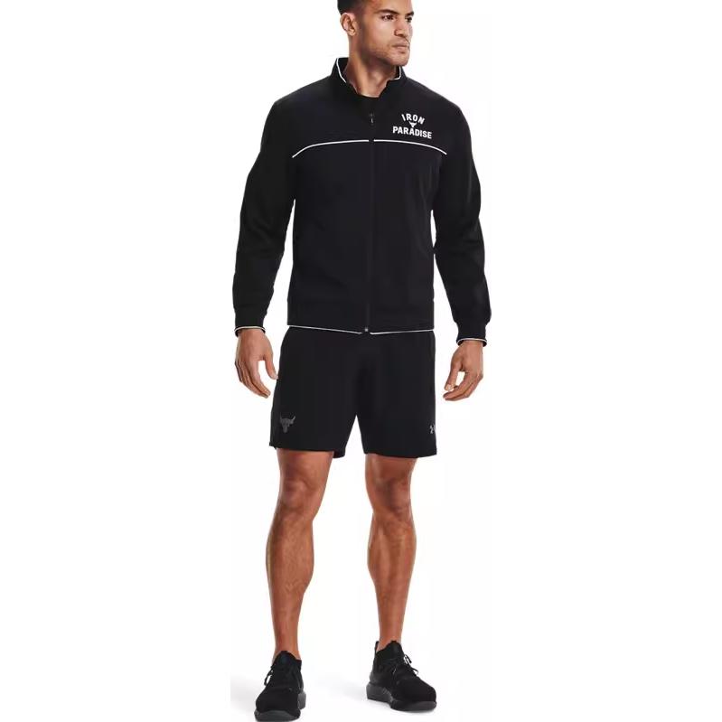 Under Armour Куртка мужская тренировочная Project Rock Johnson Series, черная 1361750-001