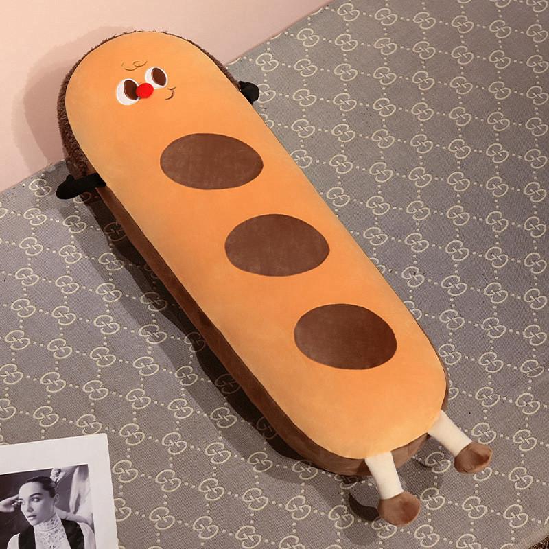 Baguette Cartoon French Plush Toy Cushion Polyester Filling Cozy Cushion Bedroom
