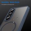 Чехол для Sony Xperia 1 VII Матовое frosted покрытие Маслоотталкивающий Магнитный Мягкий силикон Полная защита объектива Чехол для телефона