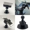 17mm Balling Head Suction Cup Base for Motorcycle Car Phone Mount Strong Adhesive Dashboard Adapter with Flexible Arm