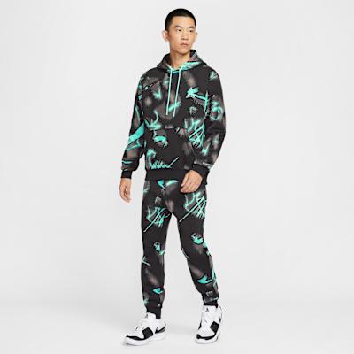 Men's Nike Club Sweatshirts Men's Bleached Blue Green Hooded Non Detachable Moderate