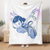 1pc KPop Demon Hunters ZOEY1 Blanket, Gift, for Men and Women, Soft Blanket, Good for Sofa Bed Couch Travel, Lightweight Flannel Blanket
