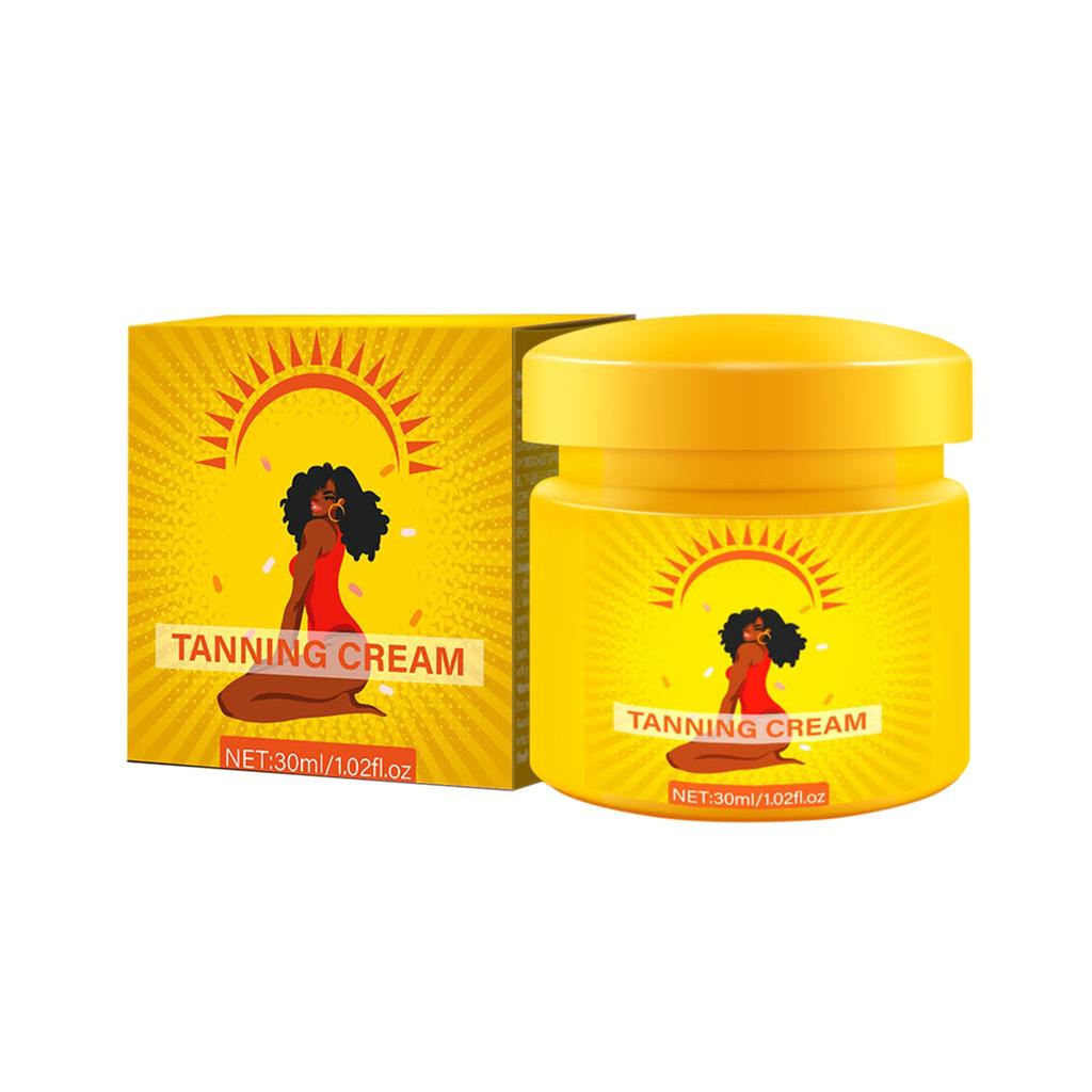 Tanning Gel,Intensive Tanning Gel, Tanning Gel For Tanning Bed Lasting Waterproof For An Amazing Tan For Body And Face(30G)