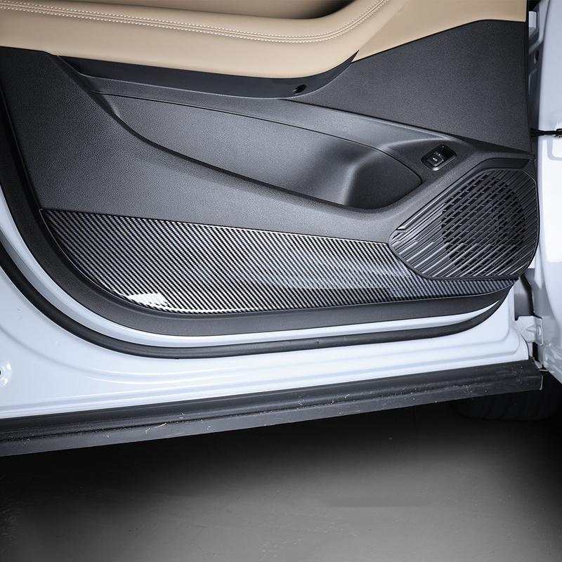 For Renault Filante 2026 2027 Car Tuning 4PCS Carbon Fiber Car Door Anti Kick Cover Trim Interior Accessories