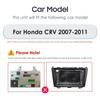 Hizpo Android 13 Автомобильное радио для Honda CR-V 3 RE CRV 2007-2011 Мультимедийный видеоплеер 2 Din Навигация GPS Carplay 4G Головное устройство Интеллектуальное стерео