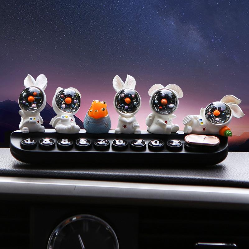 Креативная табличка для телефона в виде кролика для временной парковки