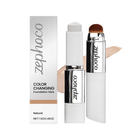 Тональный стик 13G с изменением цвета, двухсторонний тональный стик с кистью, легкий увлажняющий крем-стик-консилер с полным покрытием