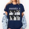 Горячая Распродажа Винтажная Футболка Monsta X Мировое Турне Унисекс Y2K Готическая Хлопковая Уличная Одежда Оверсайз Футболка С Коротким Рукавом Повседневная Одежда