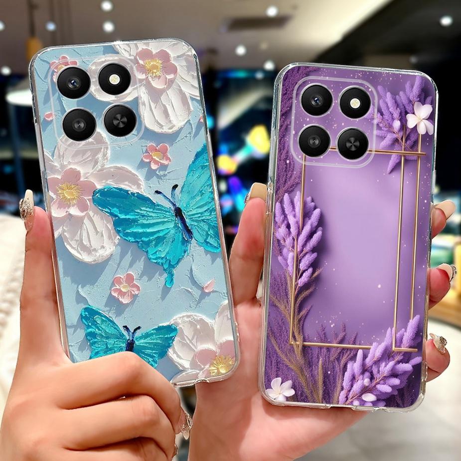 Чехол для Honor 400 Smart 5G LGN-NX1 Милый Кот Расписной Чехол Мягкий Силиконовый Чехол Для Honor X7d 4G HonorX7d 5G Honor400 Smart Бампер