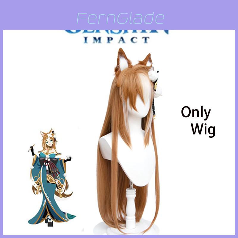 Stunning Genshin Impact Miss Hina Wig For Cosplay And Parties High Quality Synthetic Silk Fiber!