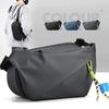 Men's 2022 Cross-border Korean Fashion Chest Bag: Trendy, Lightweight Shoulder Bag for a Cool Street Style.