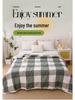 Washed Cotton Summer Quilt - Lightweight, Breathable, Machine Washable