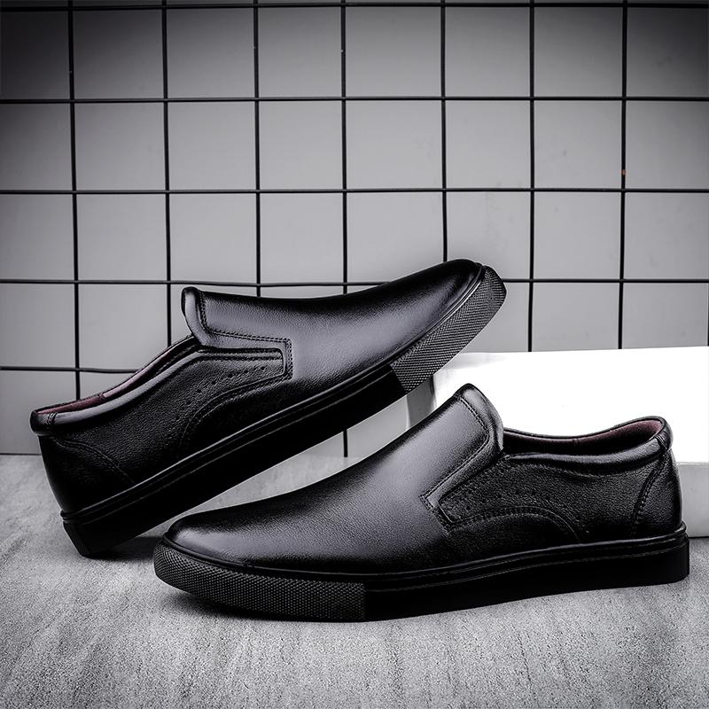 Обувь из натуральной кожи Мужская повседневная обувь без застежек Высококачественная мужская обувь из коровьей кожи Роскошные белые туфли Дышащие кроссовки для мужчин