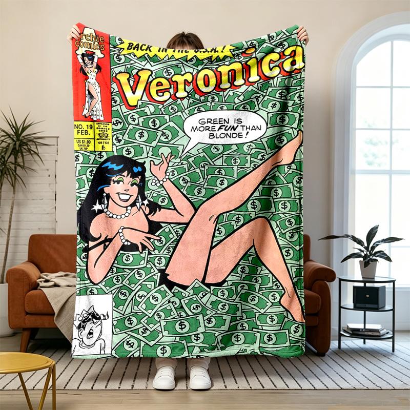 Archie ComicsSoft and comfortable flannel Suitable for sofas living rooms outdoor camping travel and also makes a great anniversary gift