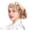 Шапочка для сна дышащая недеформируемая многофункциональная женская атласная шапочка для умывания макияжа