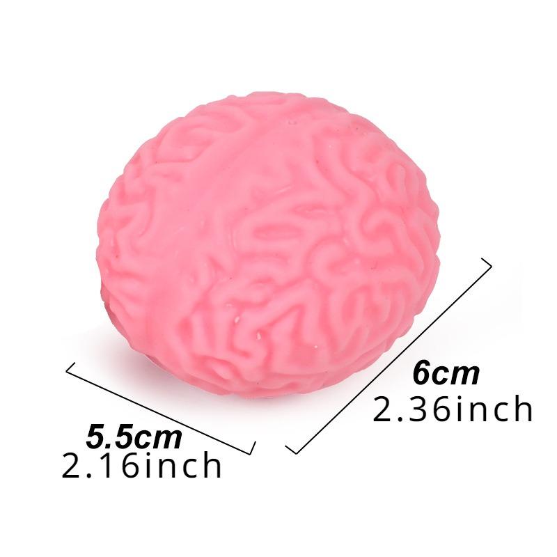 Mini Brain Squishy Squeeze Ball Funny Brain Balls Stress Relief Toy for Teens Adults Party Favors Easter Halloween Birthday Gift