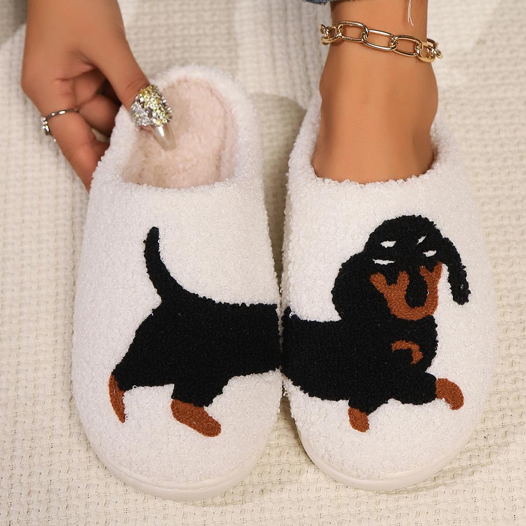 Autumn and Winter Cartoon Cotton Slippers Women's Home Non-slip Home Indoor Warm Halloween Slippers