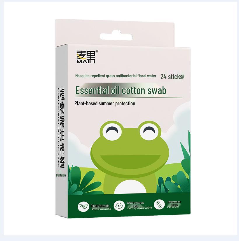 Май Ли Дин Дин Портативные ватные палочки с эфирными маслами - Освежающие, Успокаивающие и Дезинфицирующие. Идеально для летнего использования.