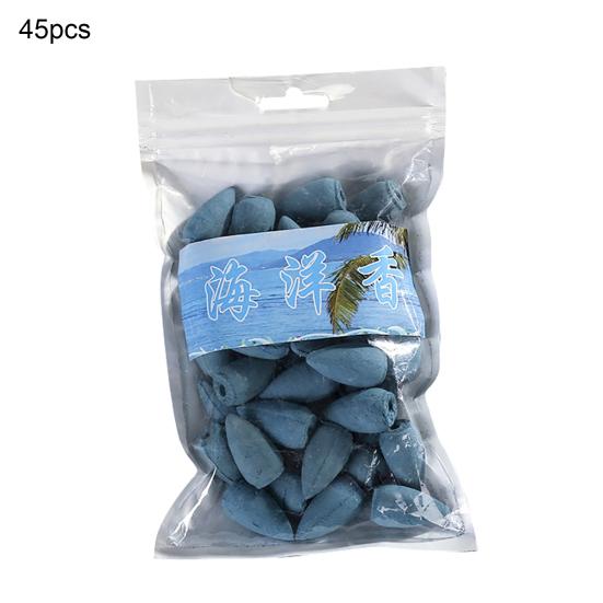 45 шт./компл. конус для благовоний, крошечная башня, благовония в форме конуса с естественным обратным потоком для спа