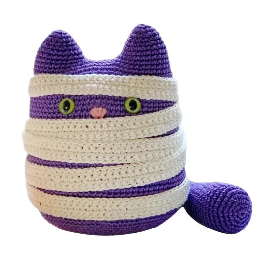 Набор для вязания крючком для начинающих Вязаный крючком Кот Тыква Набор для DIY Вязаный