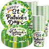 Улица. День Святого Патрика Детская Вечеринка Праздничное Оформление Бумажный Стакан Тарелка Нож Вилка Ложка Набор