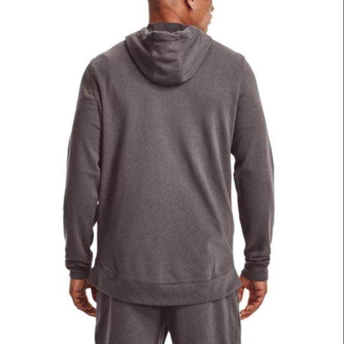 Under Armour Толстовка с капюшоном свободного кроя на молнии с длинным рукавом с надписью, мужская толстовка с капюшоном, коричневая 1370409-176