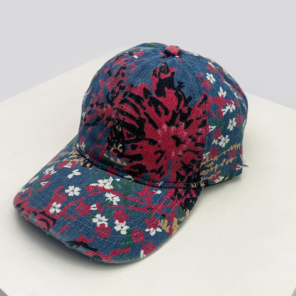Baseball Plants And Flowers Printed School Old Vintage Women New Brand Latest Fresh Caps Peaked Hats Sunshade Casual Versatile Elegant Outdoor