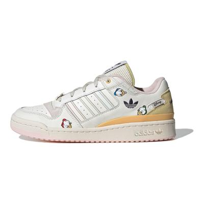 Disney x Forum Low CL Хьюи Дьюи и Луи Унисекс Кроссовки Белый Облачно-белый Прозрачно-коричневый JR5457