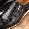 Модные высококачественные мужские повседневные туфли ручной работы из натуральной кожи, дышащая обувь, мужские кожаные модные повседневные кроссовки с ремешком-монком и пряжкой